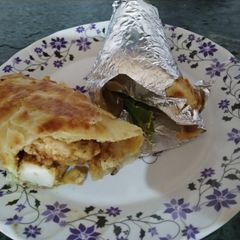 Paneer kathi rolls restaurant style A picture of Paneer kathi rolls restaurant style.