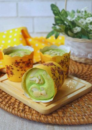 Foto resep Pandan Chiffon Cupcake