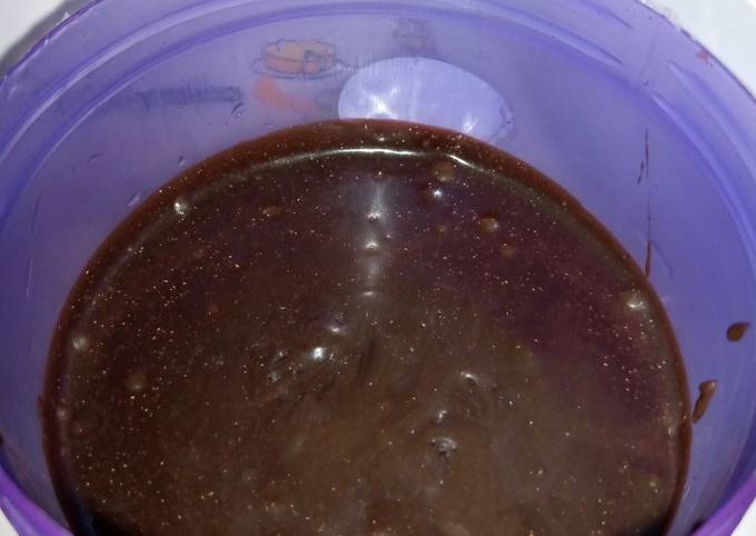 Resep: Glaze homemade,ala Ummu Mu'adz Kekinian