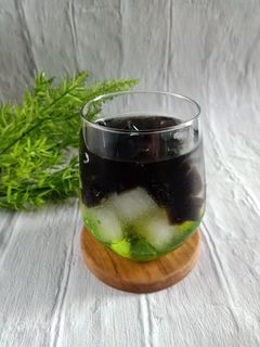 Foto resep Es Cincau Hitam Sirup Melon