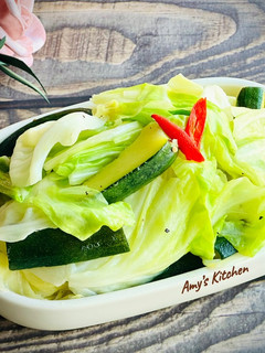 櫛瓜高麗菜 / 家常菜 的食譜成品照片