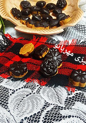عکسی از دستور برشتوک نخودچی شکلاتی