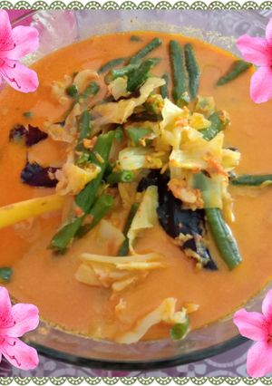 Foto resep Jangan kubis kacang panjang pedas