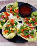 Crunchy Veggie Lettuce Wraps
