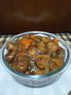 Foto resep Bola2 Tahu Saus Teriyaki