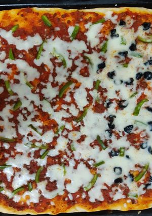 صورة لوصفة بيتزا 🍕