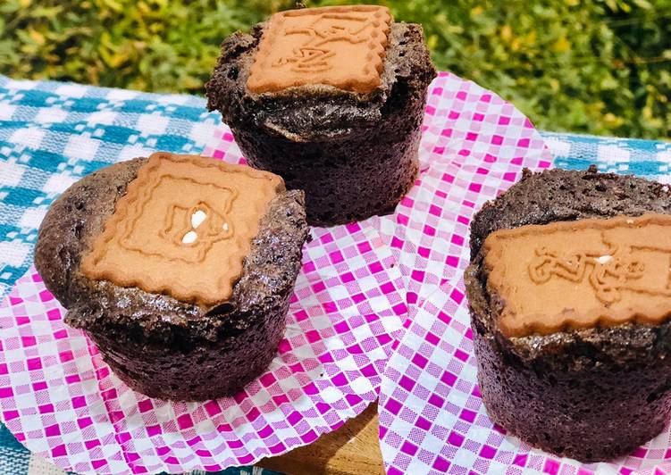 Cupcakes de chocolate con rumbas!