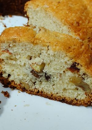 Una foto de Budín de frutos secos y pasas de uva