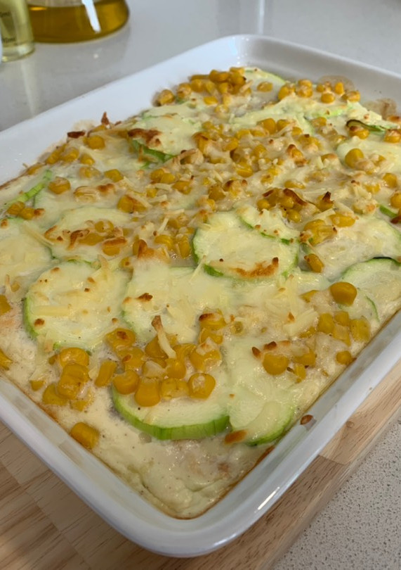 Una foto de Pastel saludable de calabacín