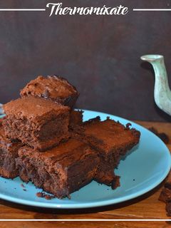 Una foto de Brownie sin gluten con Thermomix