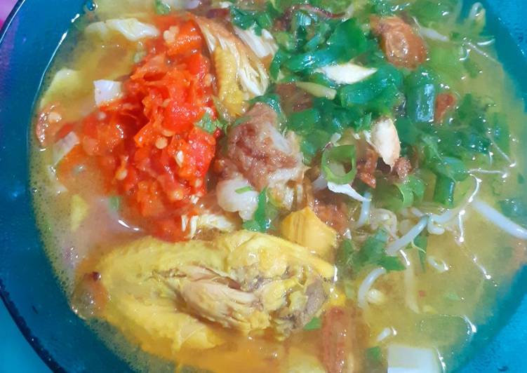 Cara Gampang Membuat Soto kesukaan klurga q🥰, Enak