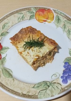 Una foto de Pastel Azteca al chipotle