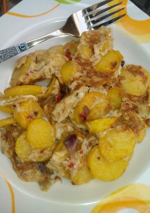 A picture of Potato and egg.