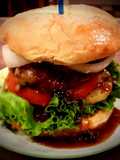 Mike's Double Decker Sweet Hawaiian Swiss Burgers