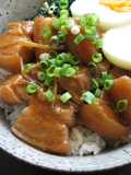 Braised Pork Belly Rice Bowl