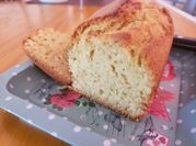 Una foto de budín con harina comun