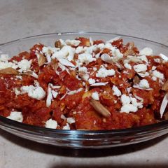 A picture of Gajra ka Halwa.