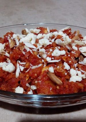 A picture of Gajra ka Halwa.
