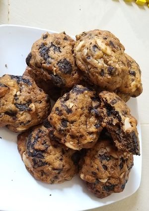 Foto resep Choco chip almond Cookies