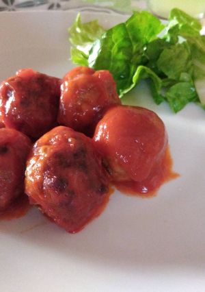 Una foto de Albóndigas en salsa de tomates