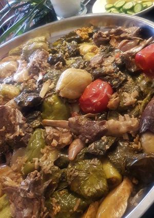 صورة لوصفة الدولمه بشراب الرمان