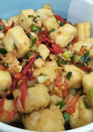 Foto resep Tahu Cabai Garam / Tahu Lada Garam