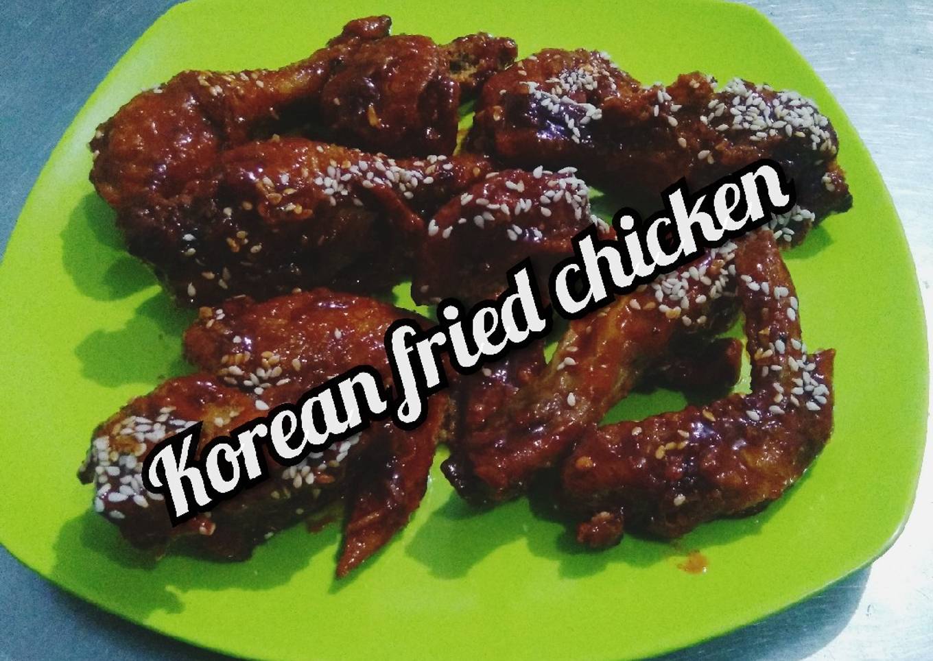 Korean fried chicken