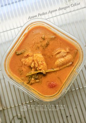 Gambar Asam Pedas Ayam dengan Cekur