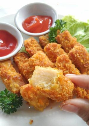 Foto resep Nugget Ayam wortel (adonan bisa untuk Rolade ayam,& Kaki naga)