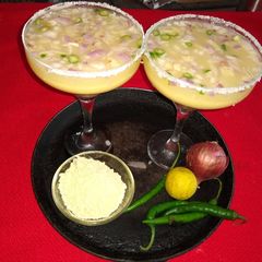 A picture of Sattu  ka sharbat.
