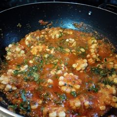 A picture of Palak Maize Curry.
