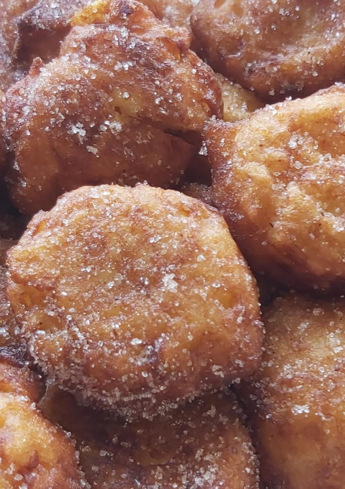 Una foto de Buñuelos de Yogurt con Manzana