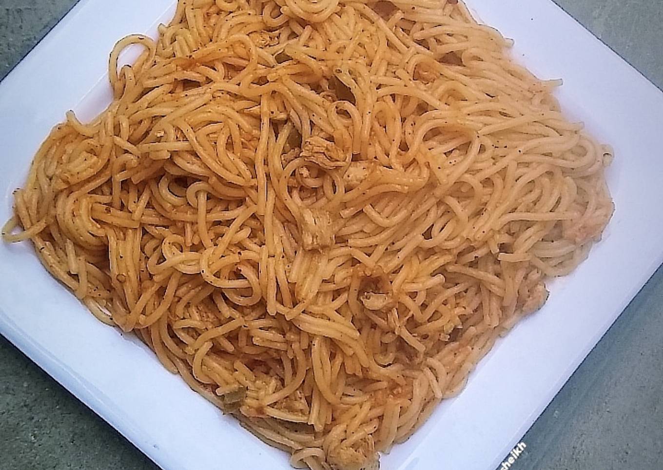 Chicken Chili Spaghetti π
