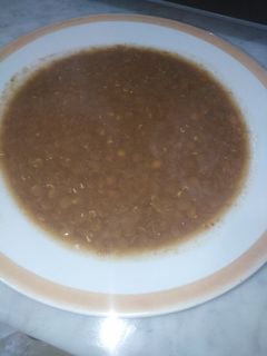 صورة لوصفة شوربة عدس اخضر