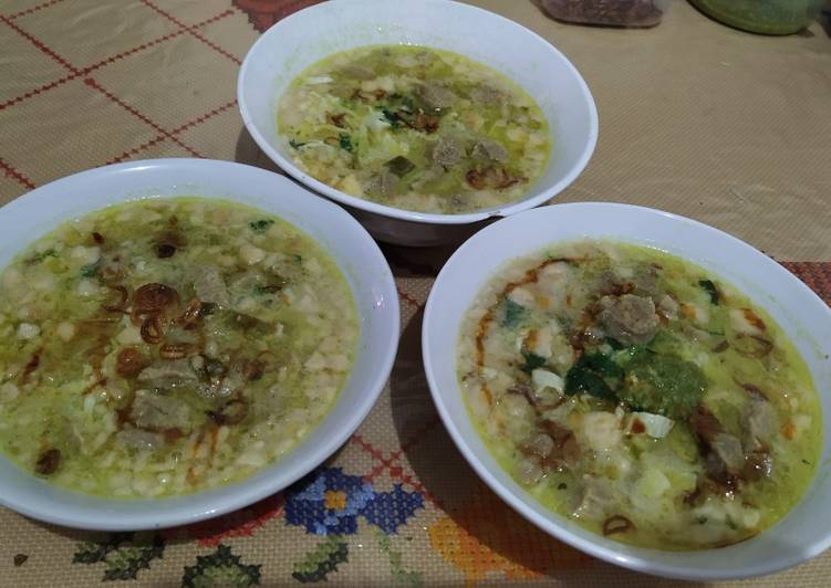 Soto koya daging