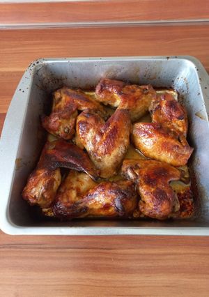 Csípős csirkeszárnyak recept fotója