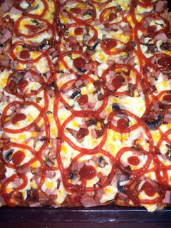 عکسی از دستور پیتزا خونگی🍕🍕🍕