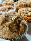 Healthy Apple Muffins with Whole Wheat Flour and Cinnamon (No Sugar Added!)