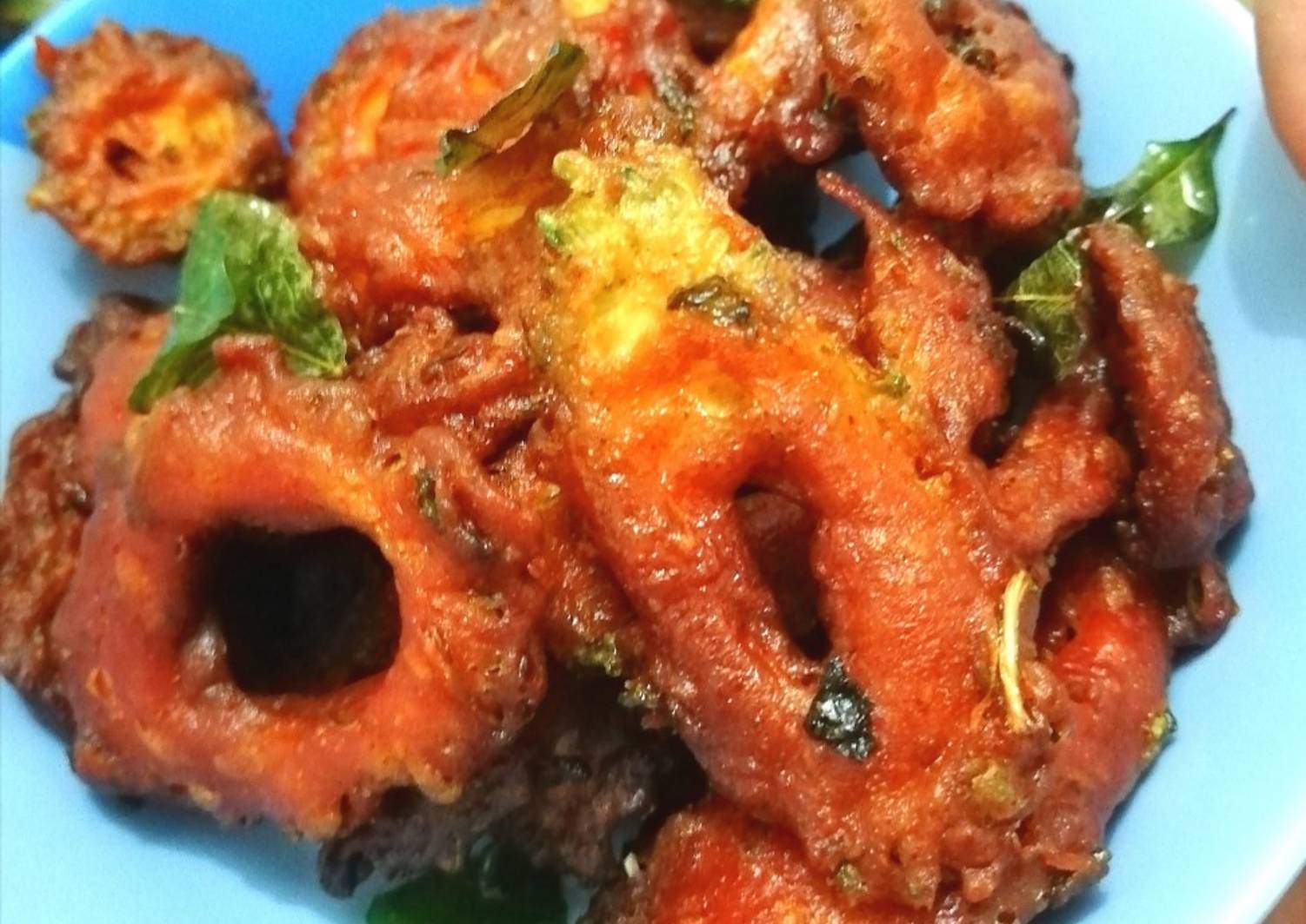 Crispy karela fry Recipe by Rafeena Majid Cookpad India