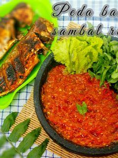 Foto resep Peda bakar sambal rebus