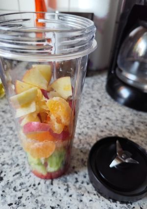 Őszi smoothie reggelihez recept fotója