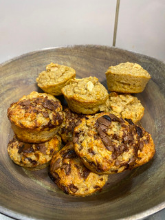 Una foto de Muffins de avena y plátano