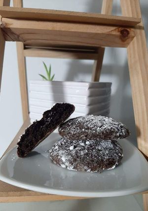 Una foto de Galletas de chocolate (tipo brownie)🍫