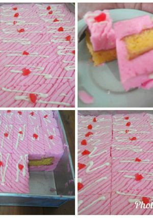 Foto resep Cake salju/puding busa
