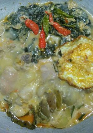 Foto resep Rendang Ayam,Telur,Jengkol,daun Singkong nyossssssss