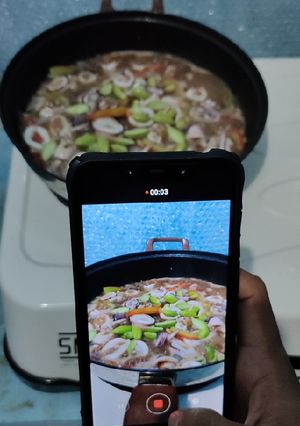 Foto resep Cumi Pete Bertabur Cabe