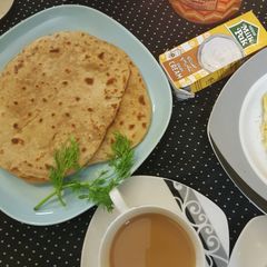 A picture of Malai paratha.