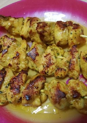 Una foto de Pinchos morunos plato rápido