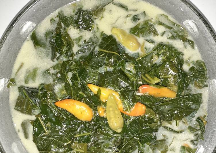 Resep masakan Sayur daun singkong lodeh | Cara Bikin Sayur daun singkong lodeh Yang Sedap