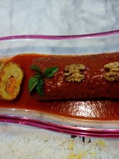 عکسی از دستور رولت مرغ و برنج 🍗🍗